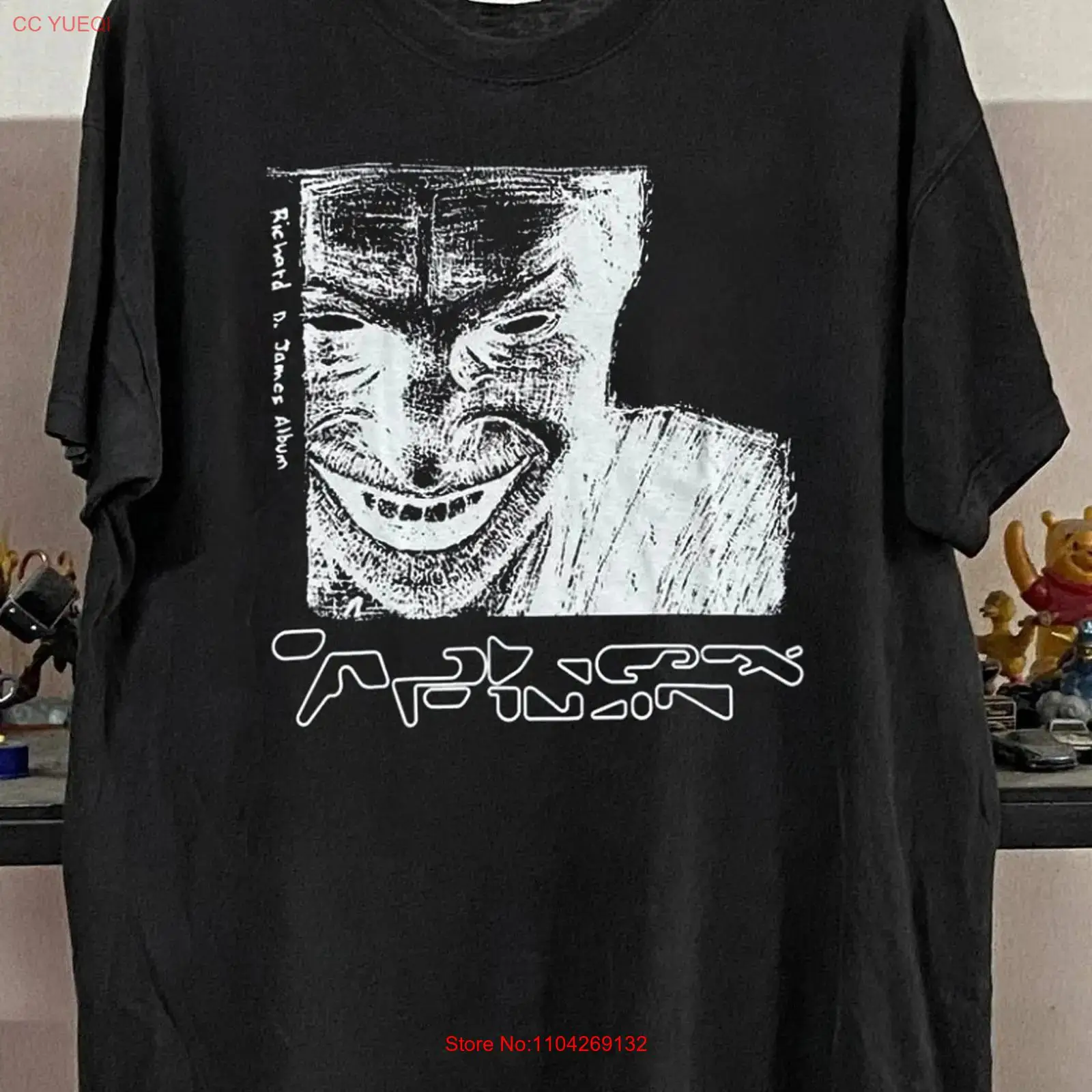 Vintage Fashion Style Men - Reprint Aphex Twin 90'lar Retro tarzı