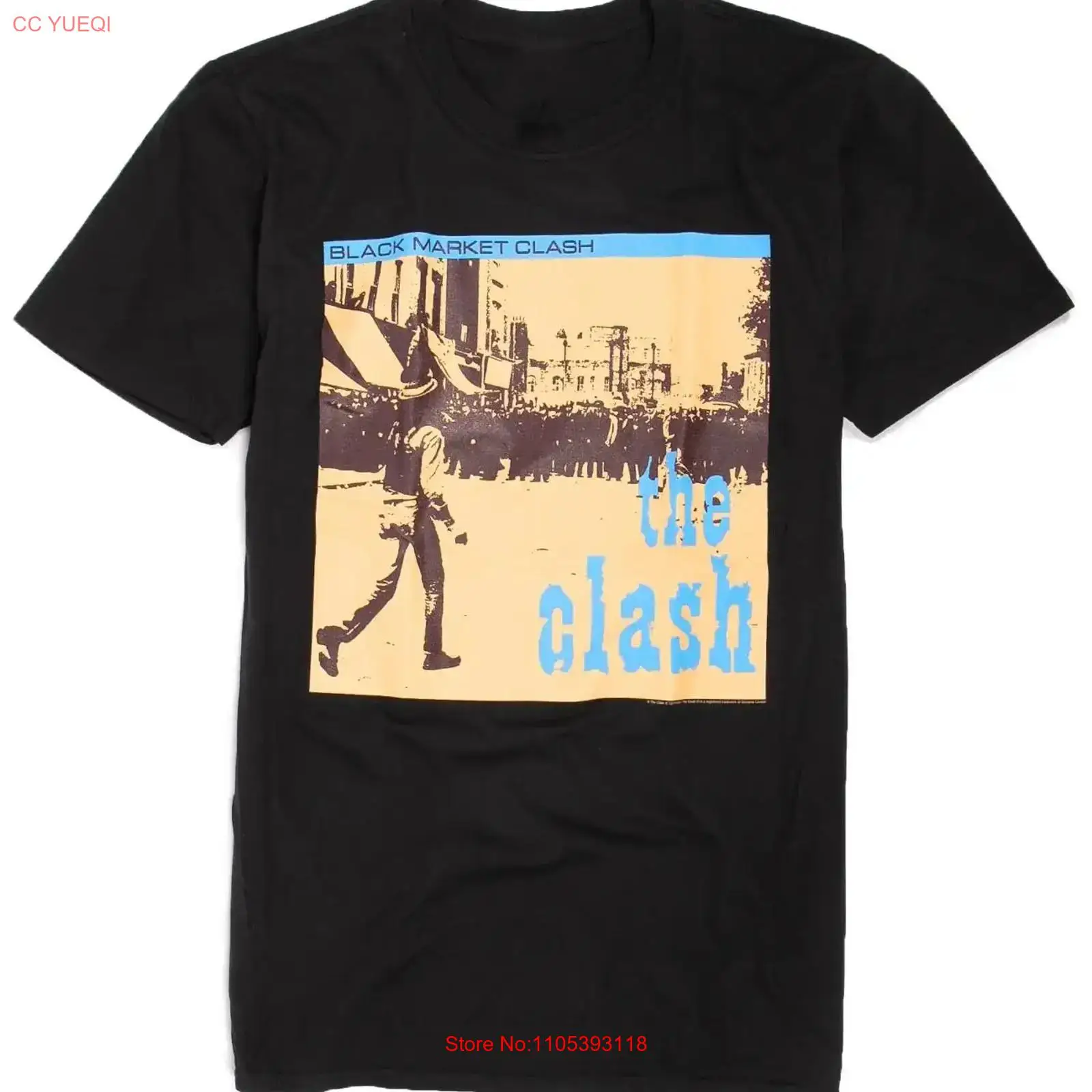 Vintage Fashion Market - Nadir The Clash Tişört Siyah Pazar