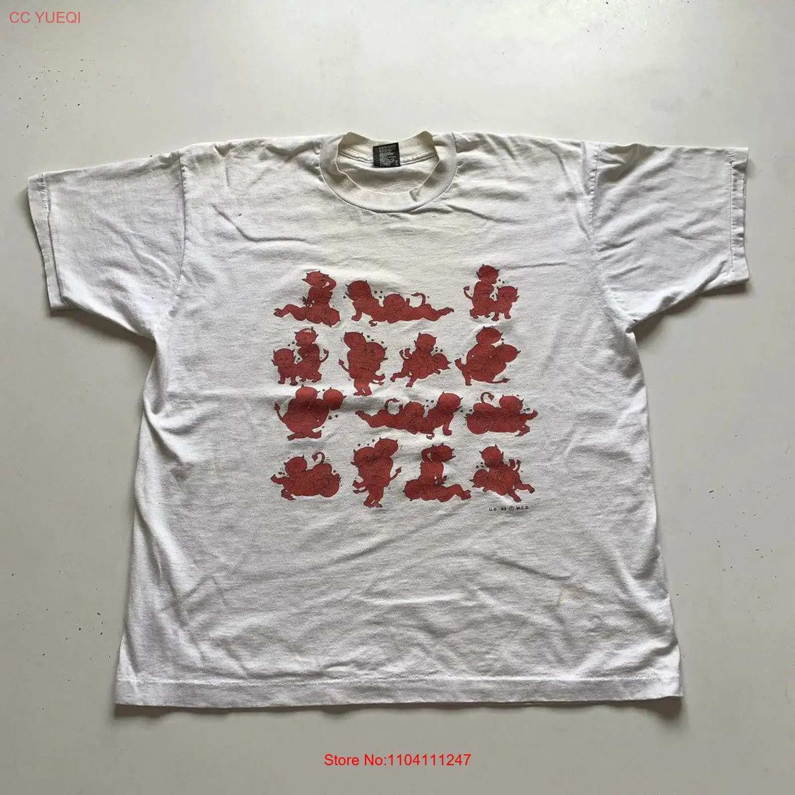 Vintage Fashion Victim Shirt - Vintage 1990'lar Şeytan Seks Komik Moda