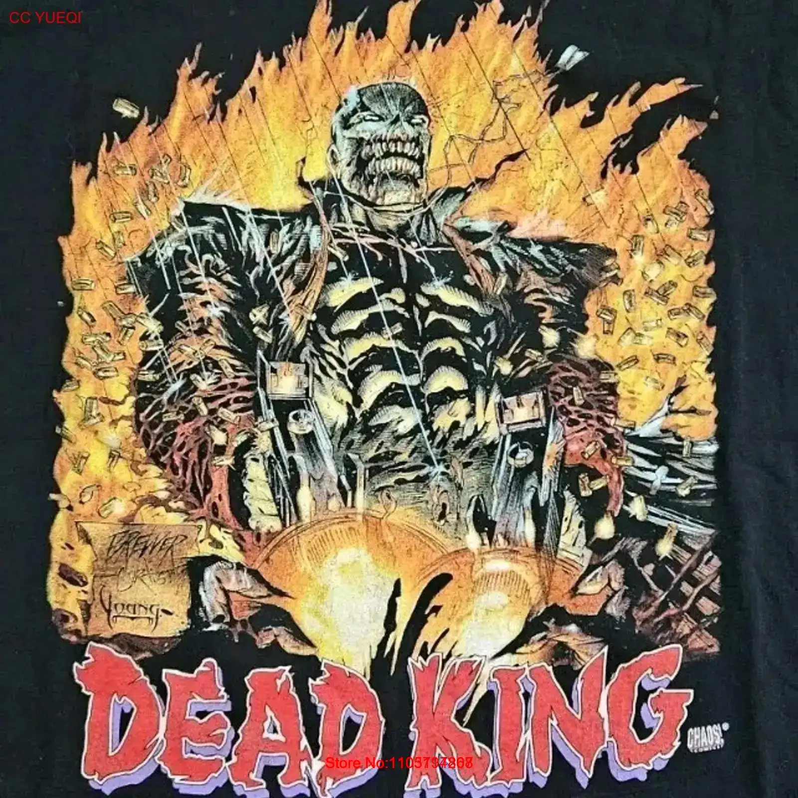 Vintage Fashion Victim Shirt - Vintage 90'lar Choas Comics Dead King
