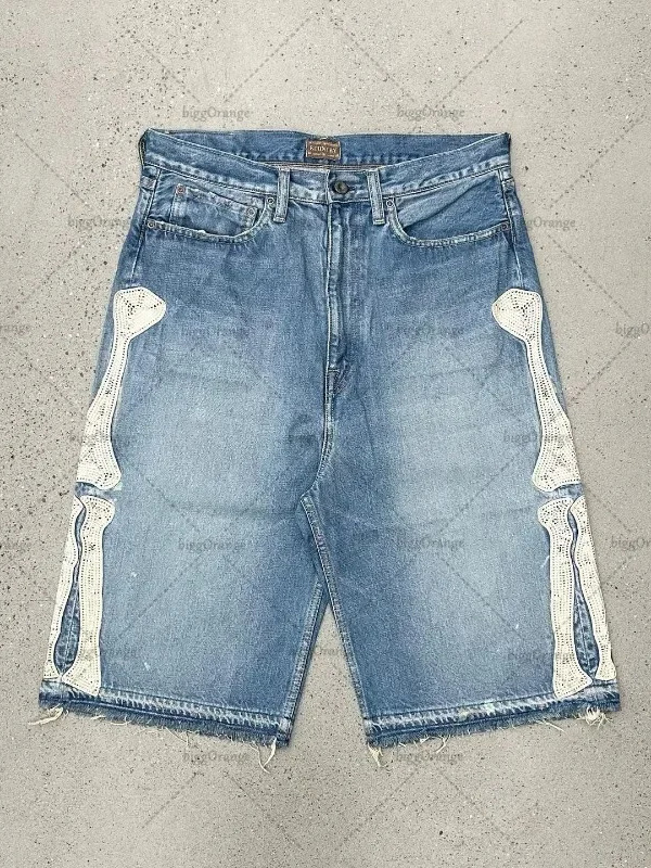 Vintage Fashion Jeans - Deeptown Y2k Vintage Harajuku Denim Şort