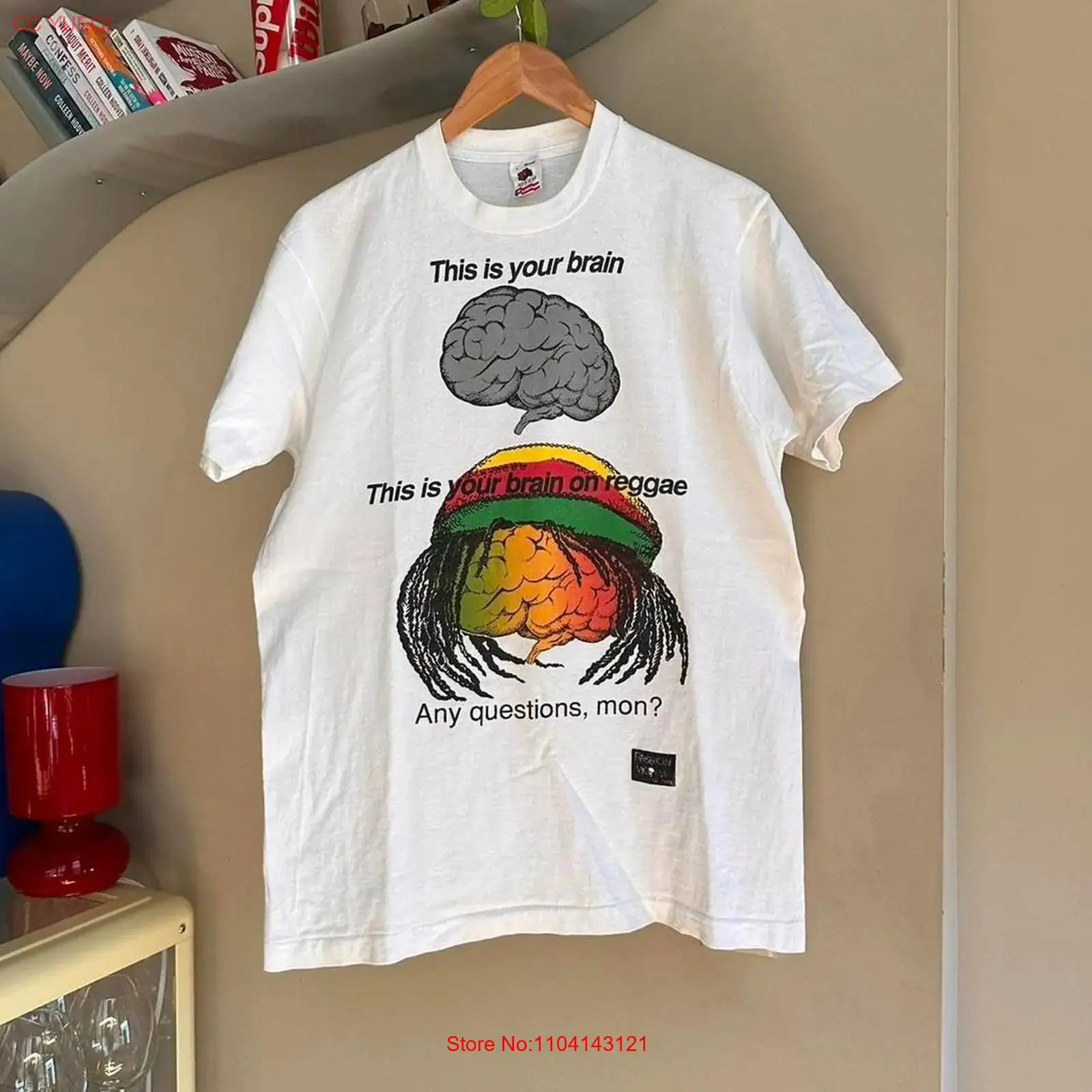 Vintage Fashion Victim Shirt - Vintage 1990 Moda Victim Reggae Tişört