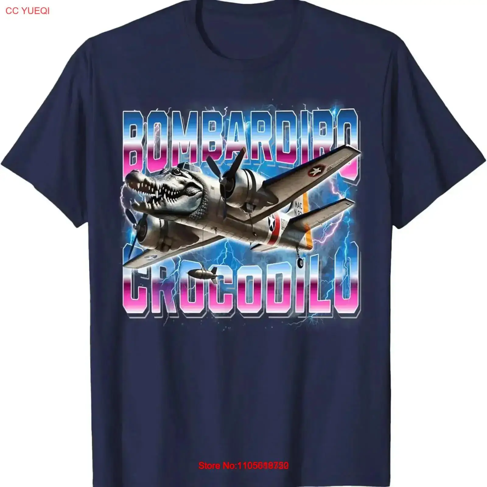 Vintage Fashion Gen Z - Bombardiro Crocodilo Italian Brainrot Komik Gen